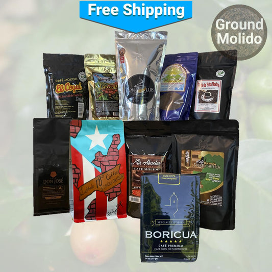 Puerto Rican Gourmet Coffee Variety Pack: Sharing Is Caring - Our Finest Grounds