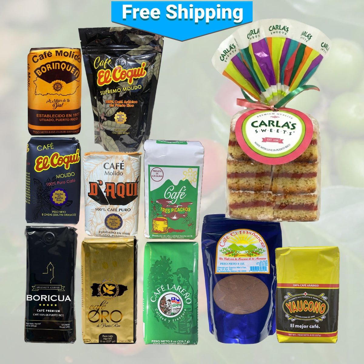 Puerto Rican Coffee Sampler: Sharing is Caring Combo