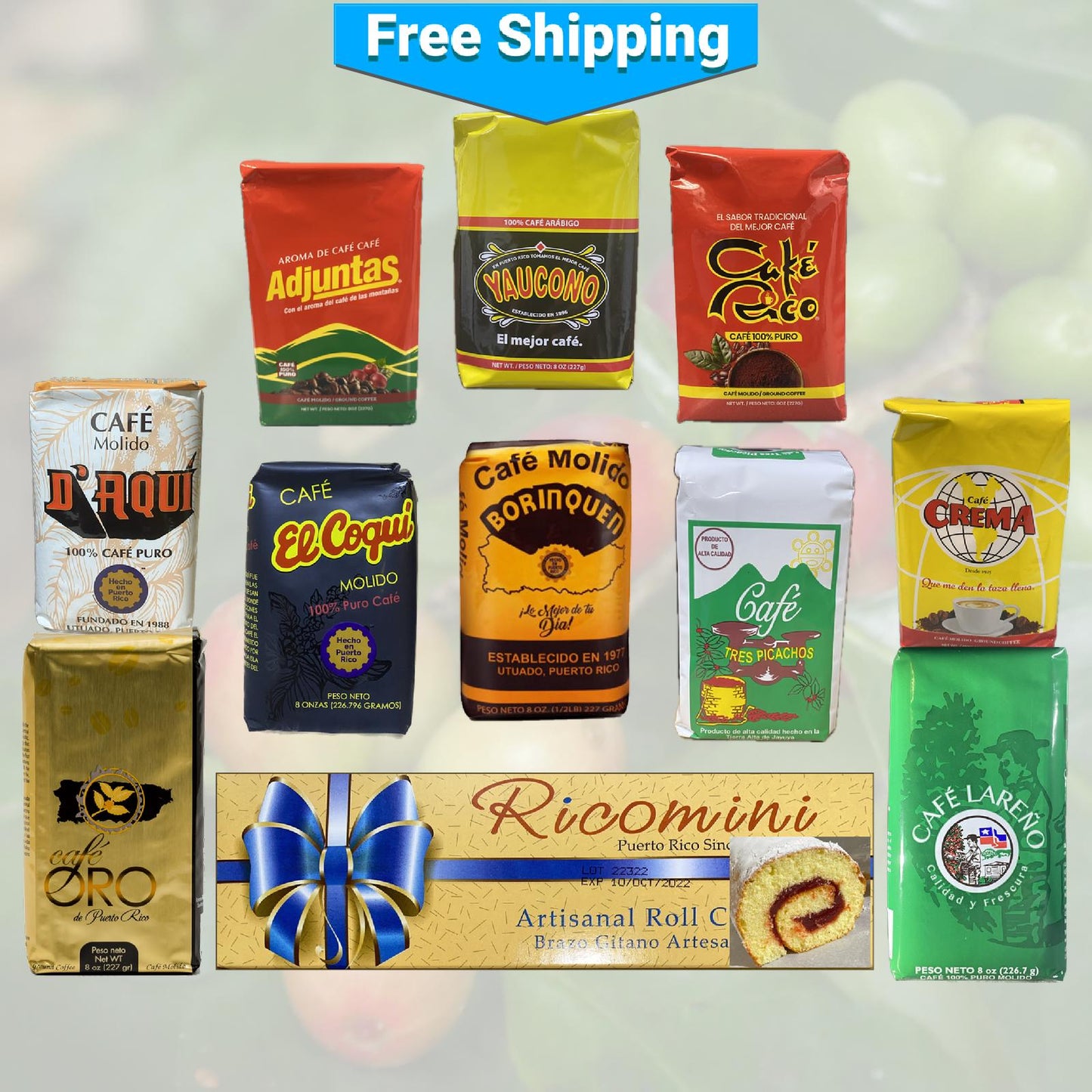 Puerto Rican Coffee Sampler: Sharing is Caring Combo