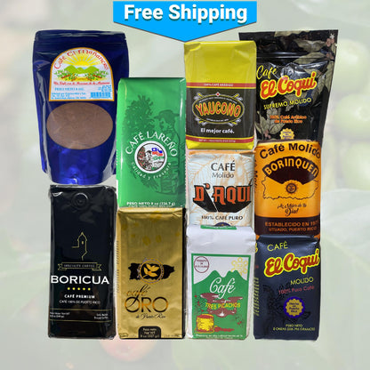 Puerto Rican Coffee Sampler: Sharing is Caring Combo