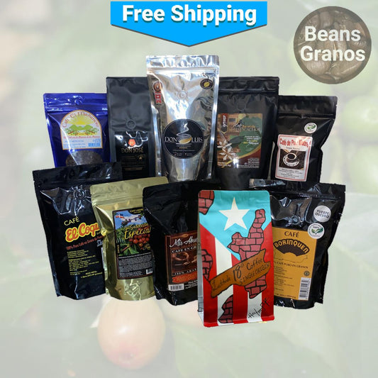 Puerto Rican Coffee Beans Variety Pack: Sharing Is Caring - Our Finest Beans