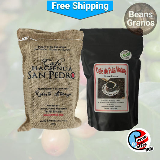 Puerto Rican Coffee Beans Variety Pack: Five Star 2-Pack 1