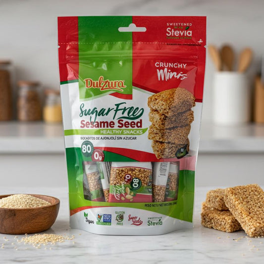Dulzura Borincana Sugar-Free Sesame Bites