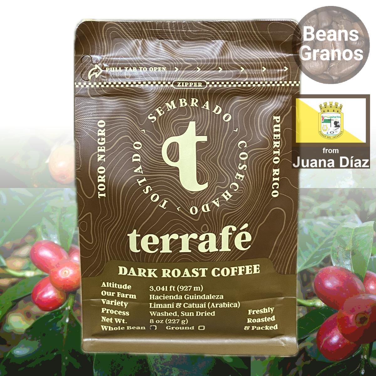 Café Terrafé Coffee Beans: Dark Roast