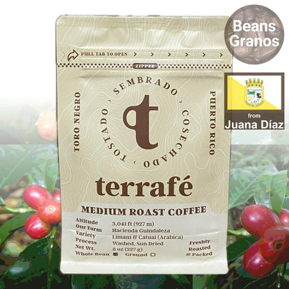 Café Terrafé Coffee Beans: Medium Roast