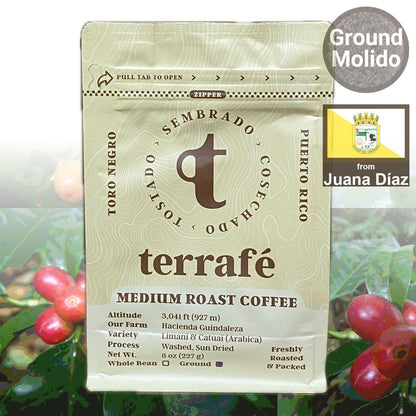 Café Terrafé Ground Coffee: Medium Roast