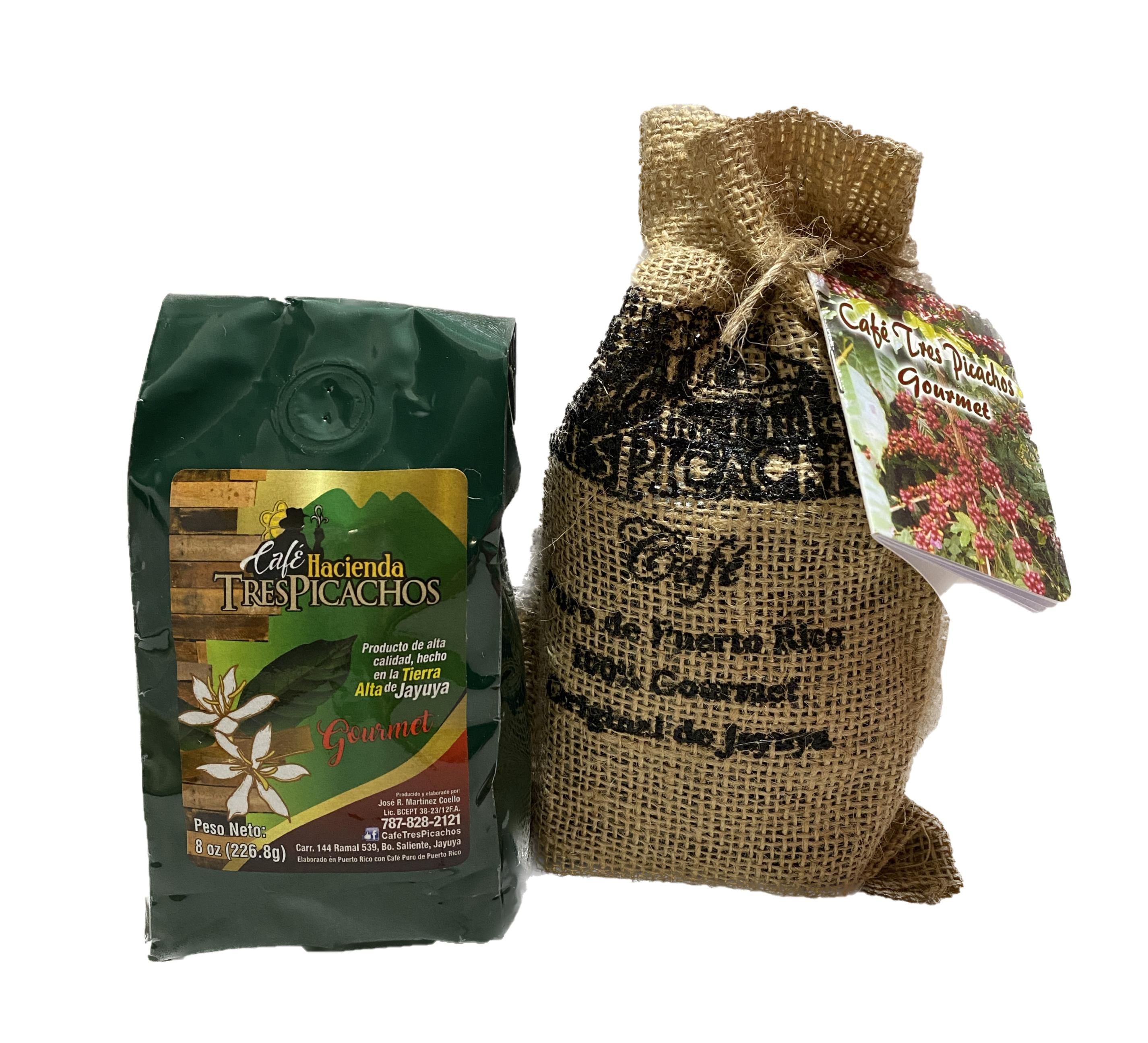 Café Tres Picachos Gourmet Ground Coffee Gift | Puerto Rico Coffee Hub