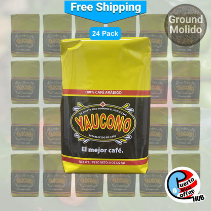 Café Yaucono Puerto Rican Ground Coffee 8 oz Bulk Packs