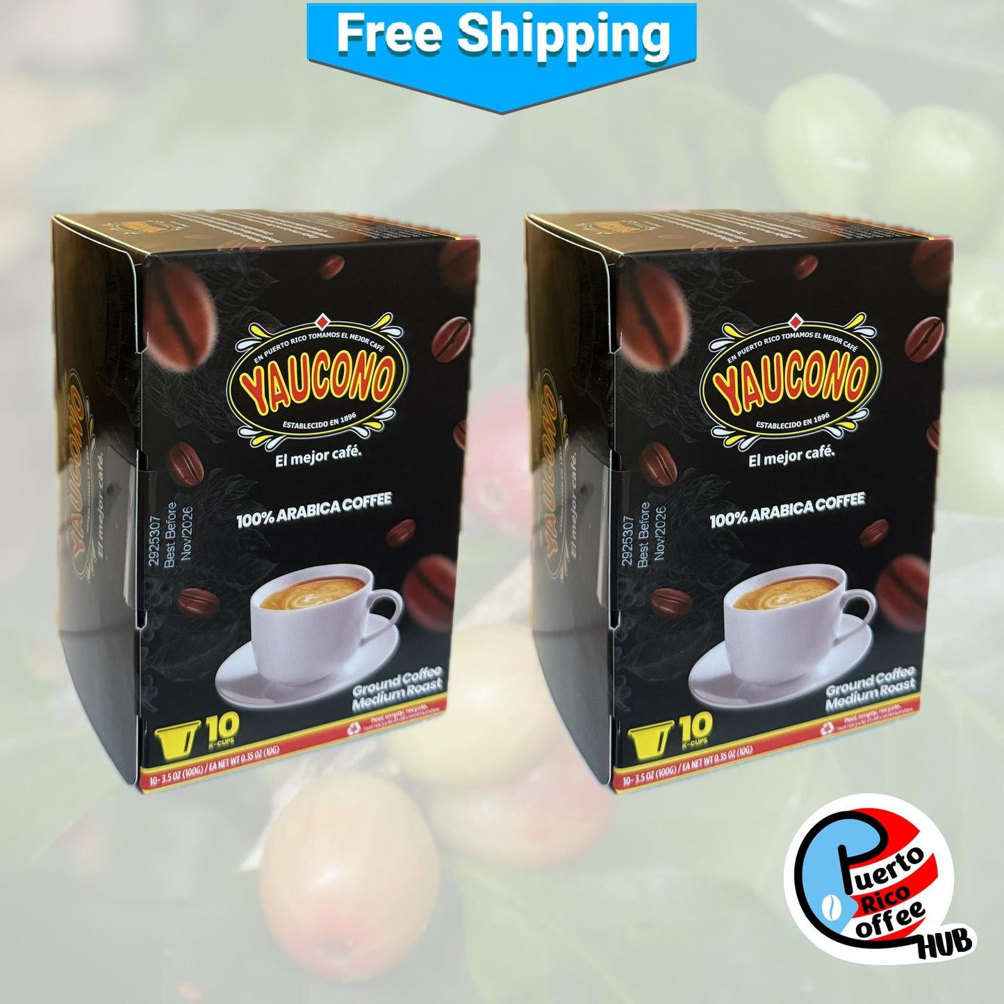 Café Yaucono Coffee Single-Serve K-Cups (10 Count)