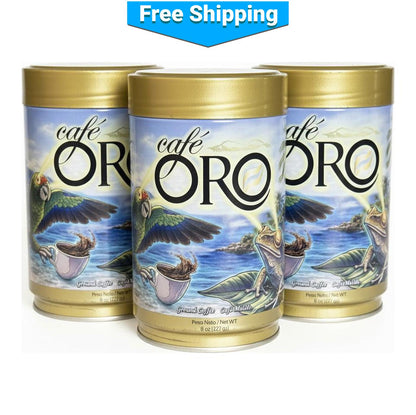 Café Oro Holiday Season 2026 | Ground Coffee 8 Oz Can