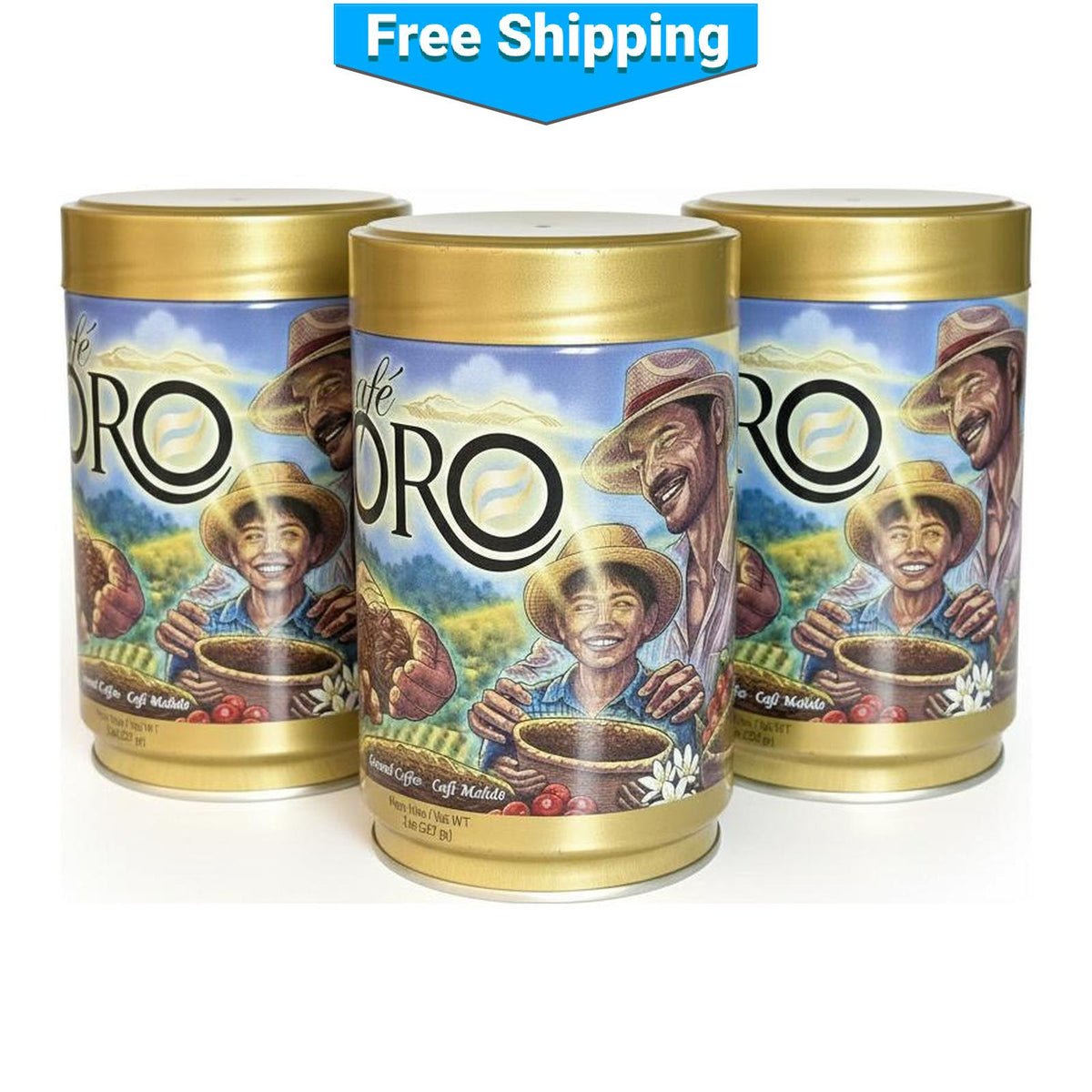 Café Oro Holiday Season 2026 | Ground Coffee 8 Oz Can