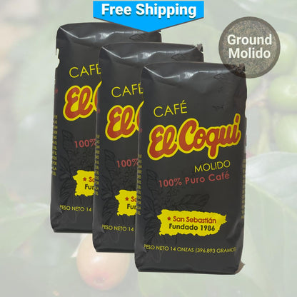 Pick-Your-Size Café El Coquí Ground Coffee Packs