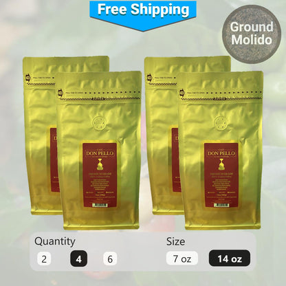 Pick-Your-Size Café Don Pello Ground Coffee Packs