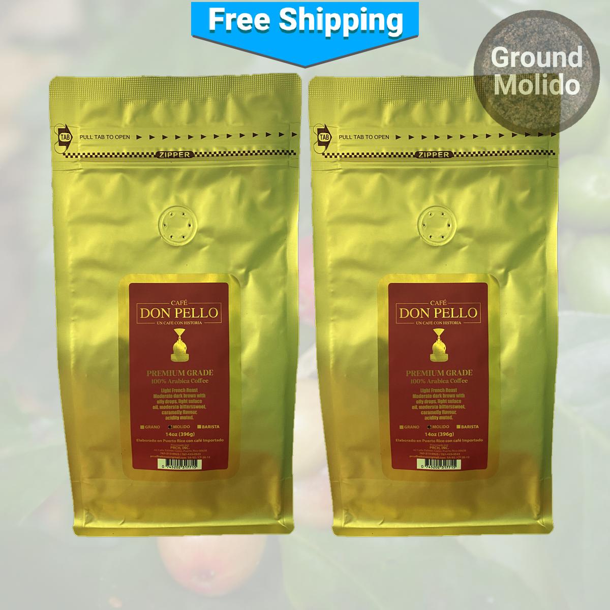 Pick-Your-Size Café Don Pello Ground Coffee Packs