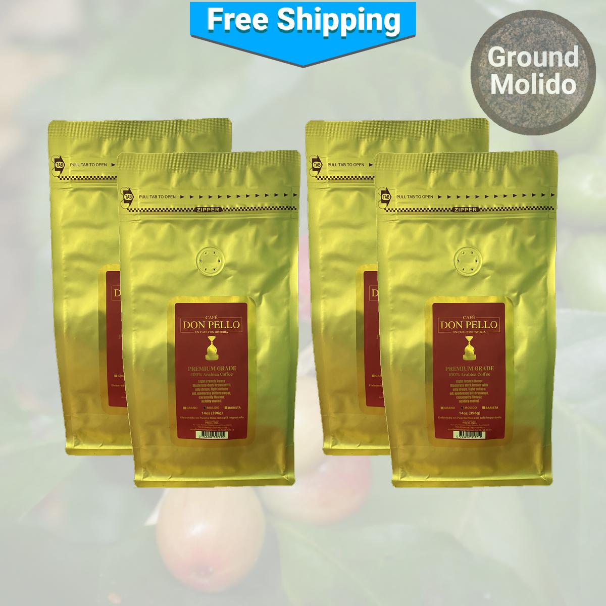 Pick-Your-Size Café Don Pello Ground Coffee Packs