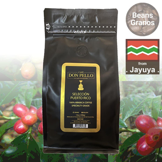 Café Don Pello Specialty Grade Jayuya en Grano Tostado