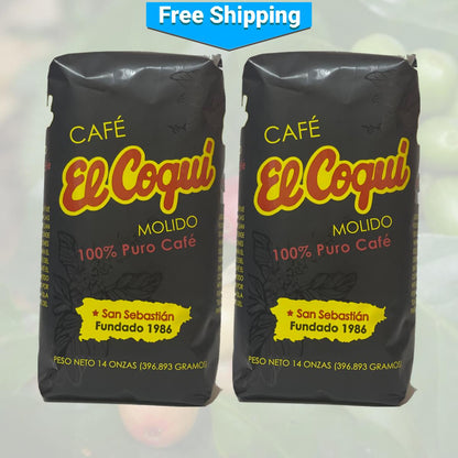 Envío Gratis 2X, 4X… El Coquí Café Molido Combos