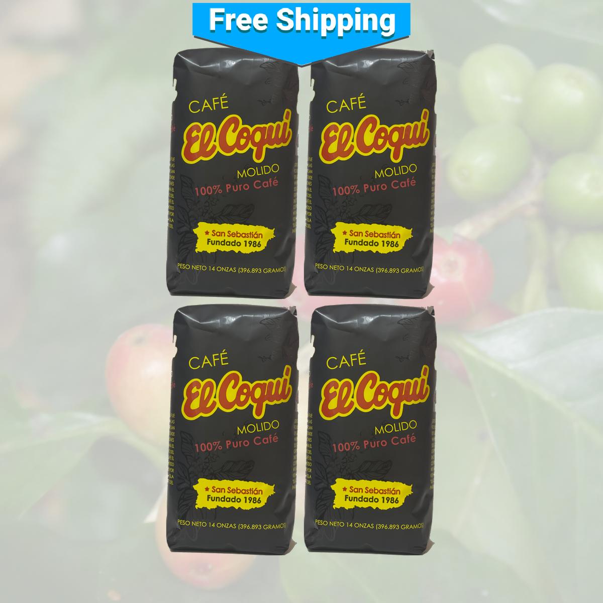 Pick-Your-Size Café El Coquí Ground Coffee Packs