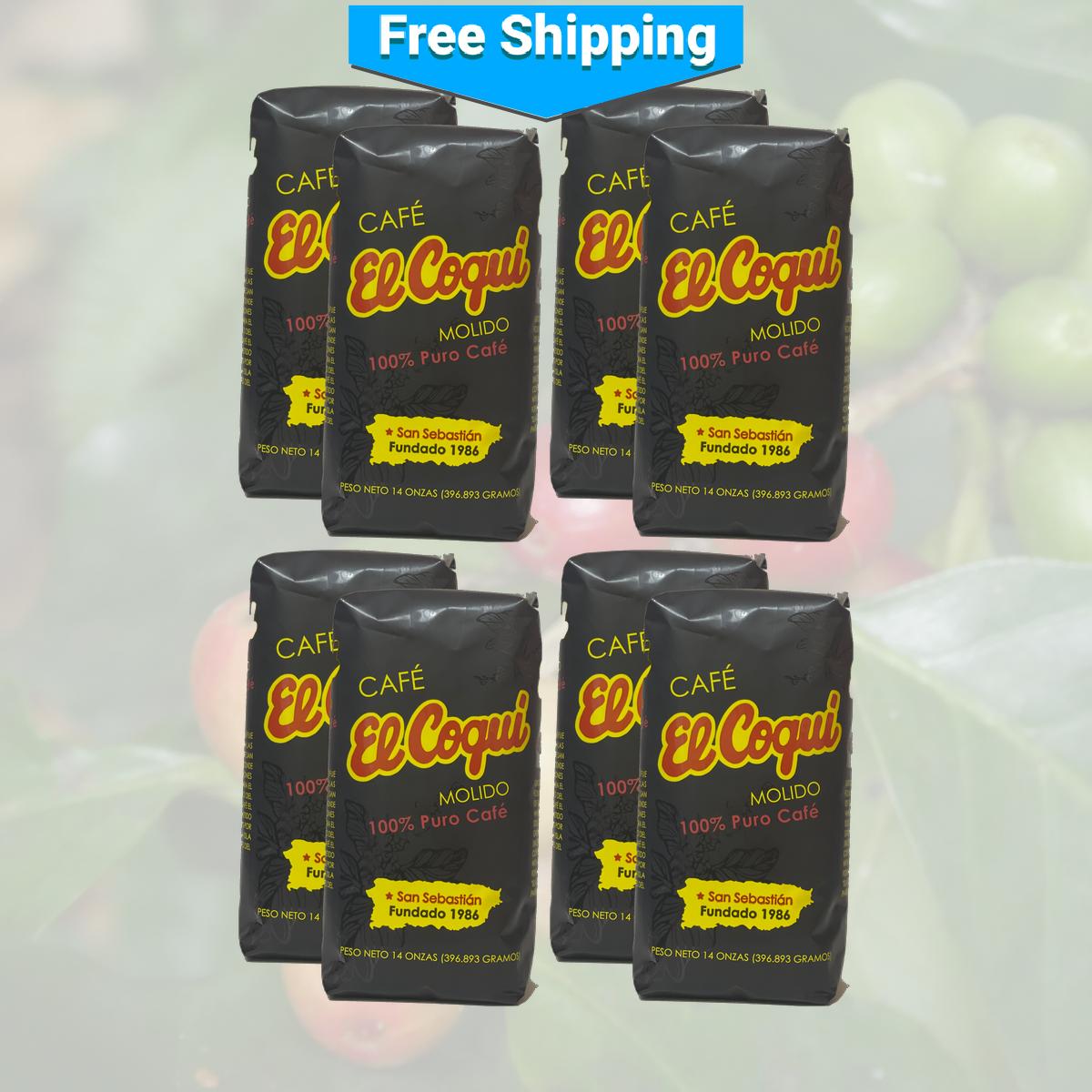 Pick-Your-Size Café El Coquí Ground Coffee Packs