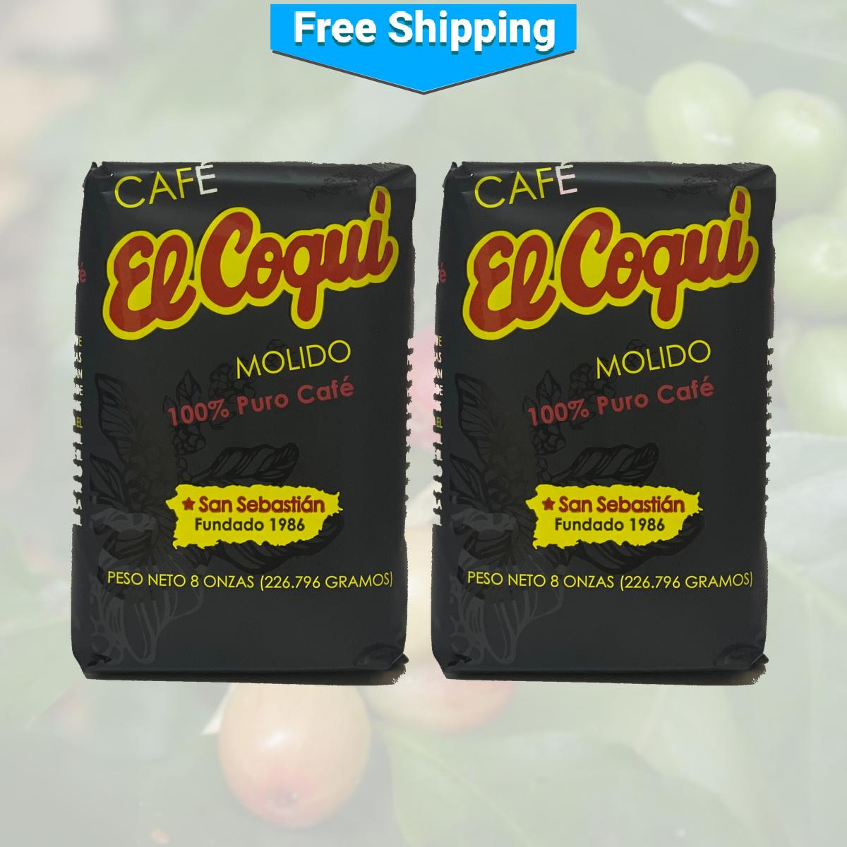 Envío Gratis 2X, 4X… El Coquí Café Molido Combos