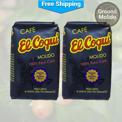 Envío Gratis 2X, 4X… El Coquí Café Molido Combos