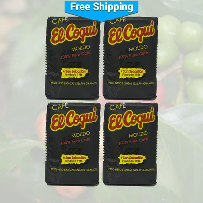 Pick-Your-Size Café El Coquí Ground Coffee Packs