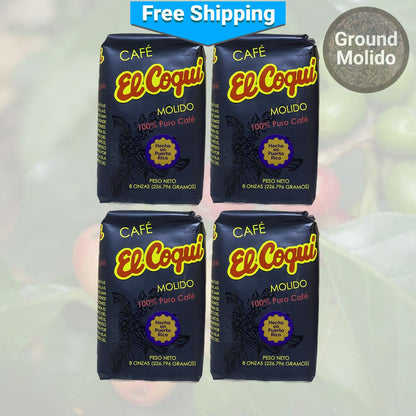 Pick-Your-Size Café El Coquí Ground Coffee Packs