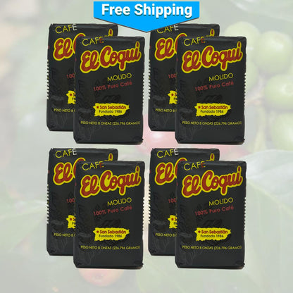 Pick-Your-Size Café El Coquí Ground Coffee Packs