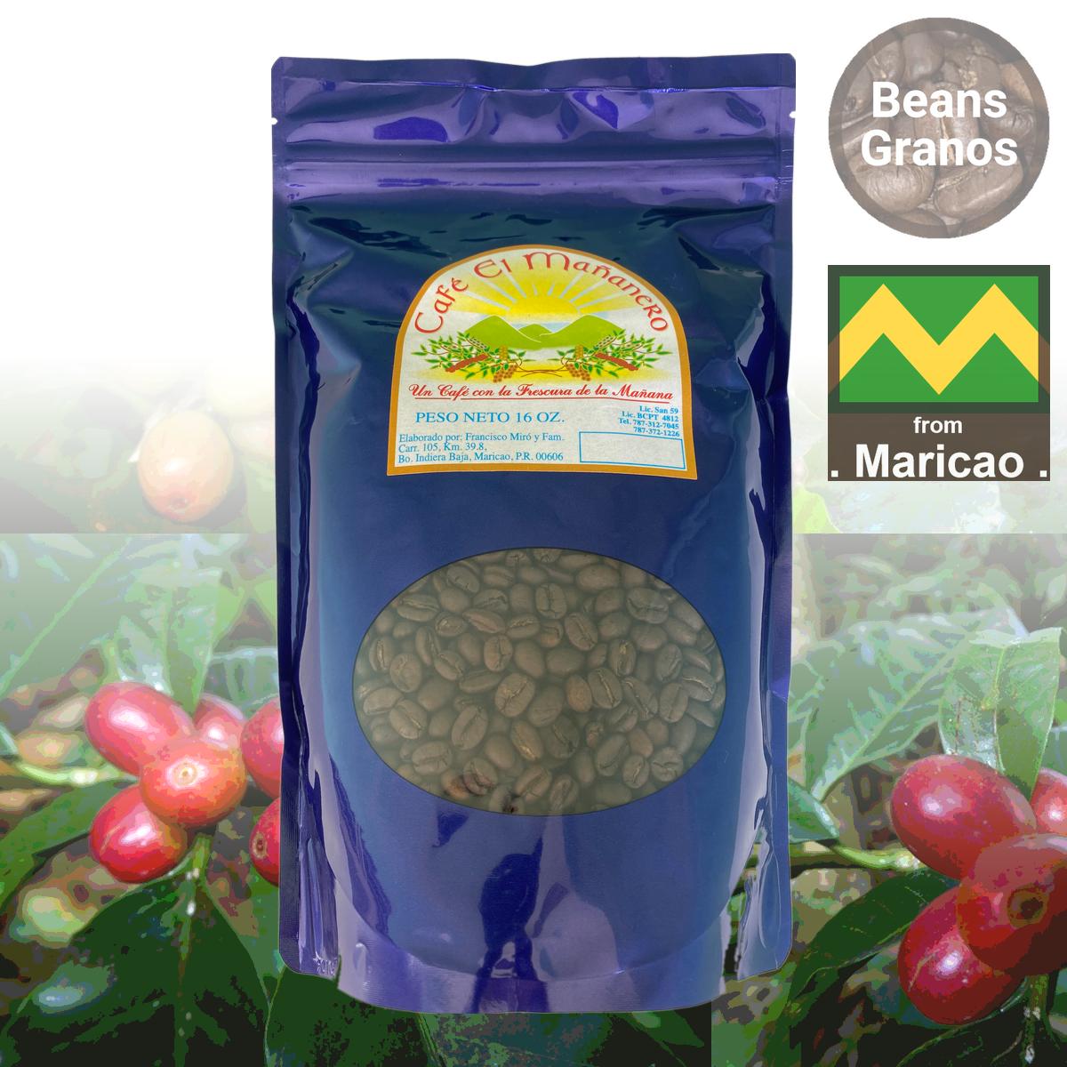 Café El Mañanero Coffee Beans Blue Bag