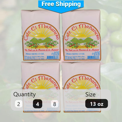 Pick-Your-Size Café El Mañanero Ground Coffee Packs