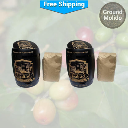 Café Hacienda Lealtad Supremo Ground Coffee Barrel