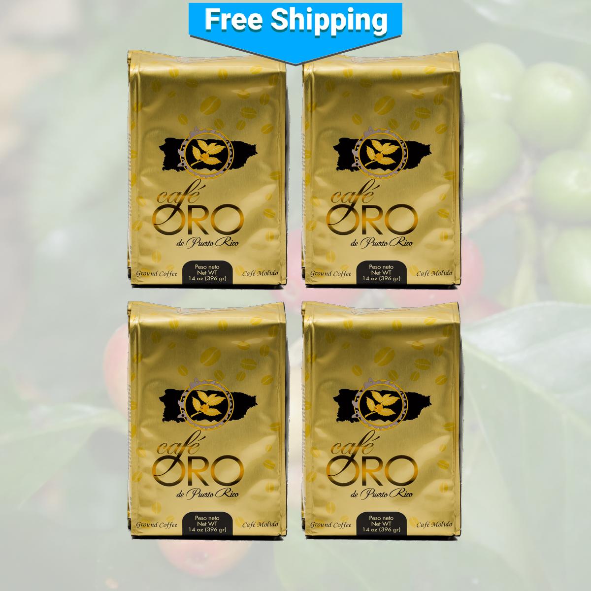 Pick-Your-Size Café Oro Ground Coffee Packs