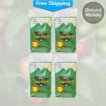 Pick-Your-Size Café Tres Picachos Ground Coffee Packs